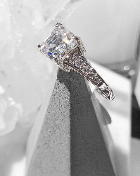1895 Solitaire Platinum Vermeil Ring | STYLEITNRY