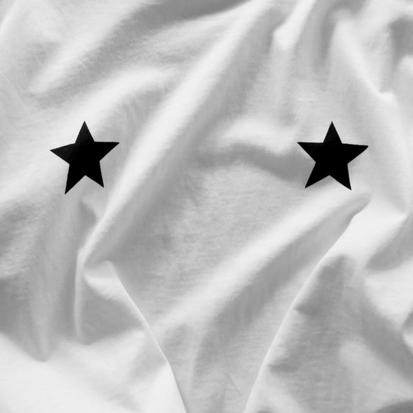 Stars Nipple T-Shirt - White | STYLEITNRY