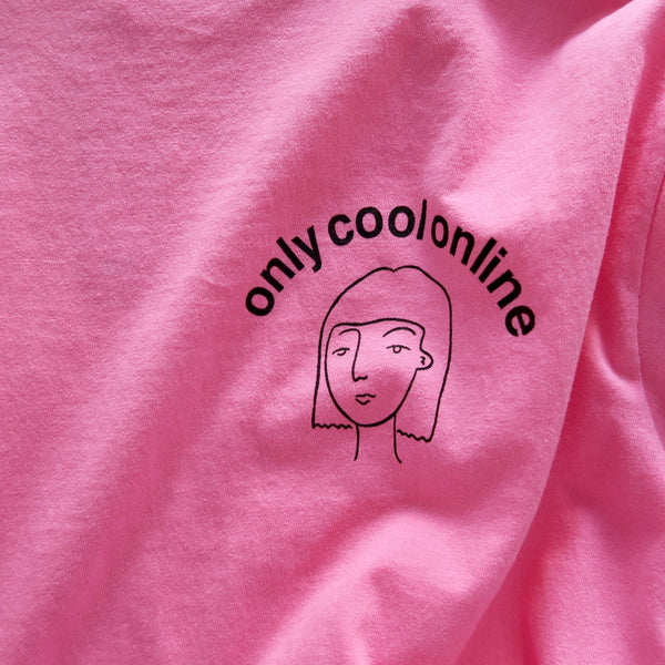 Only Cool Online Tee - Hot Pink | STYLEITNRY