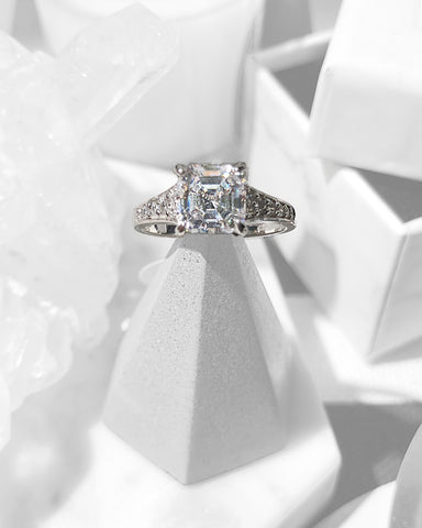 1895 Solitaire Platinum Vermeil Ring | STYLEITNRY